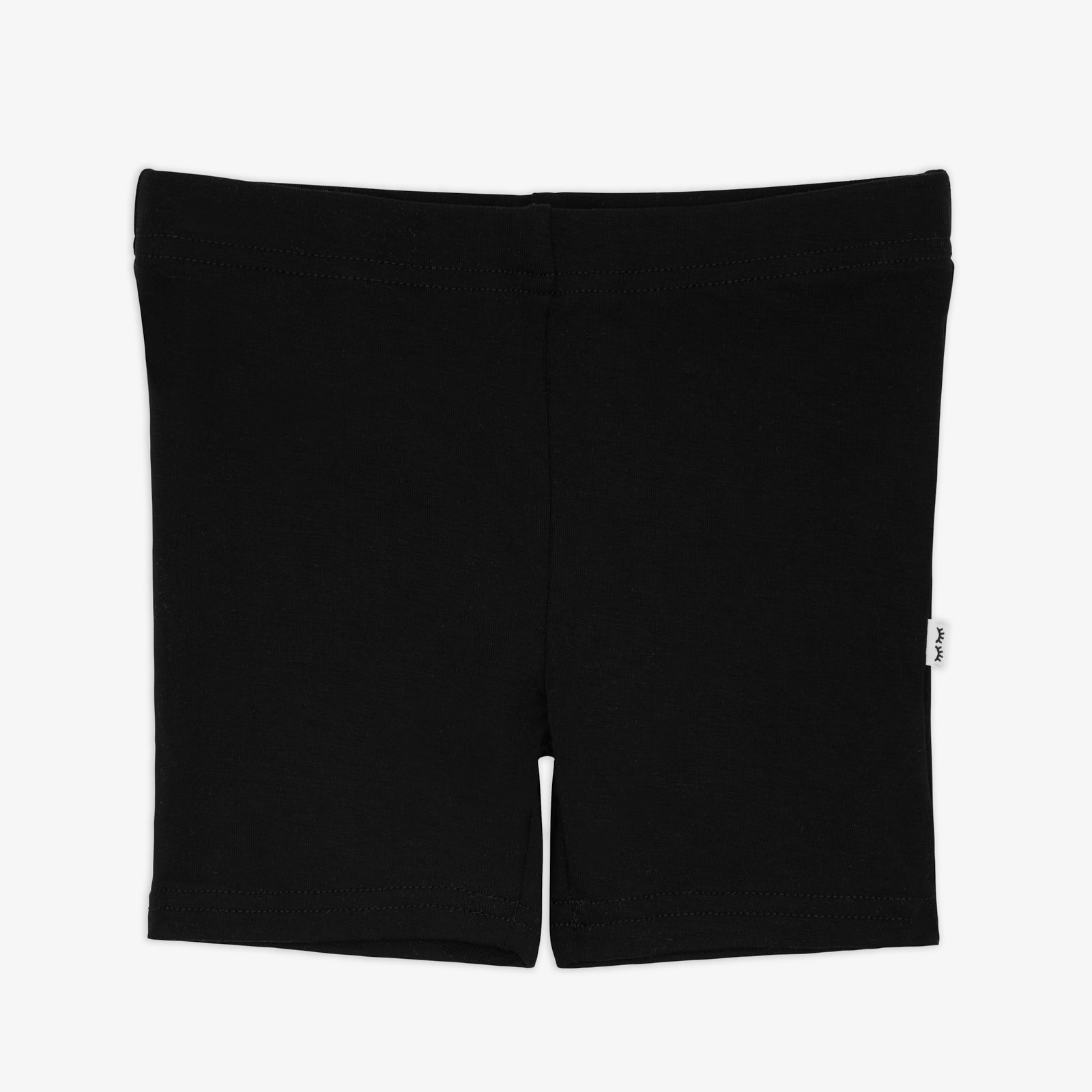 Flat lay of the Black Bike Shorts