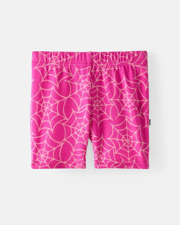 Flat lay of the Spidey & Friends Web Wonders Bike Shorts