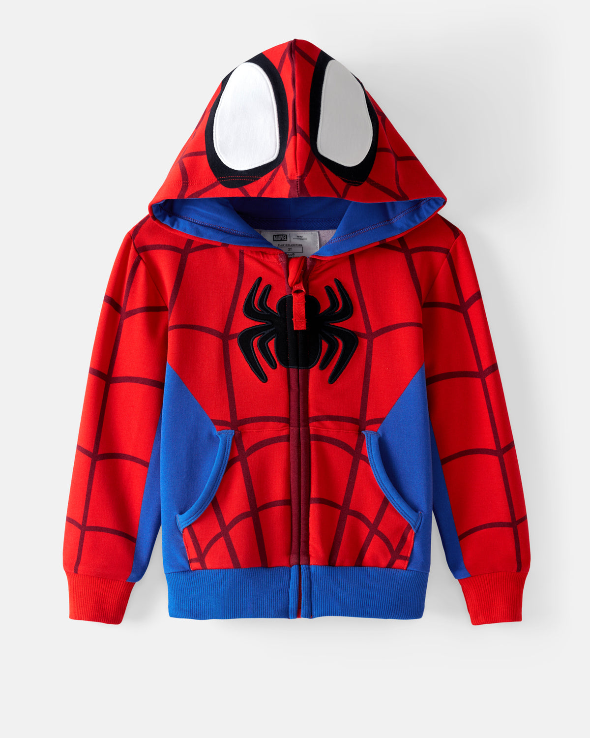 Flat lay of the Spidey Zip Hoodie