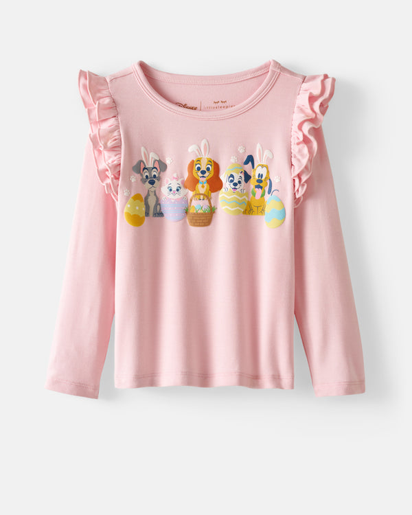 Flat lay of the Disney Peekaboo Pets Flutter Tee