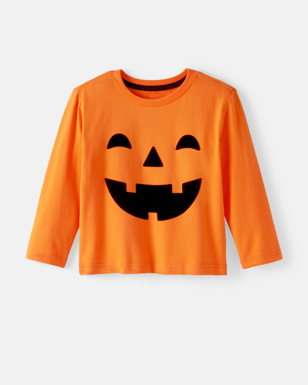 Flat lay of the Jack-O'-Lantern Long Sleeve Relaxed Tee