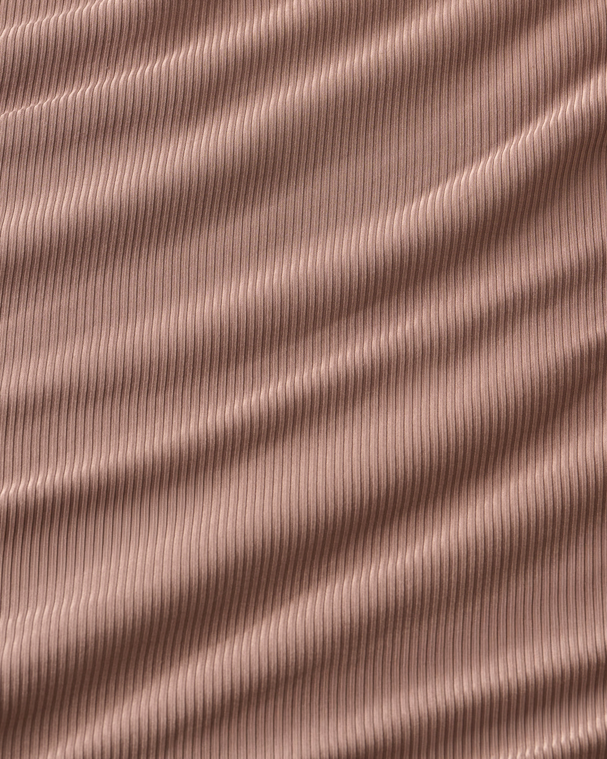 Close up of the Hazy Brown Ribbed fabric 