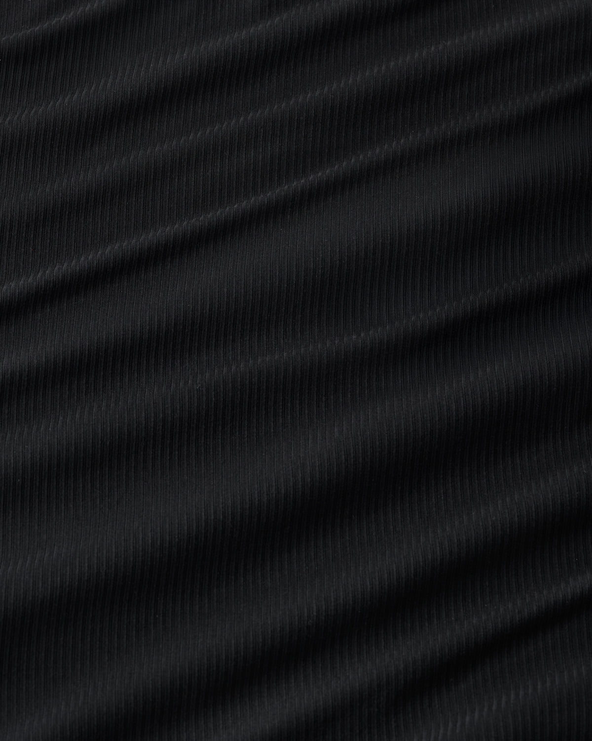Close up of the Black Ribbed fabric 