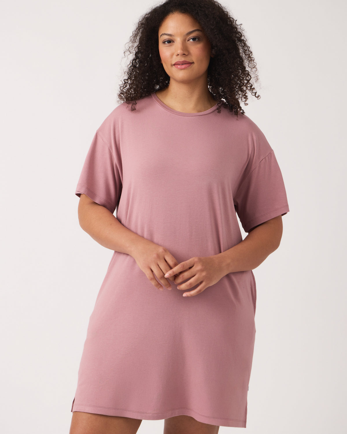 Alternate woman wearing the Rosewood Women's Lounge Dress