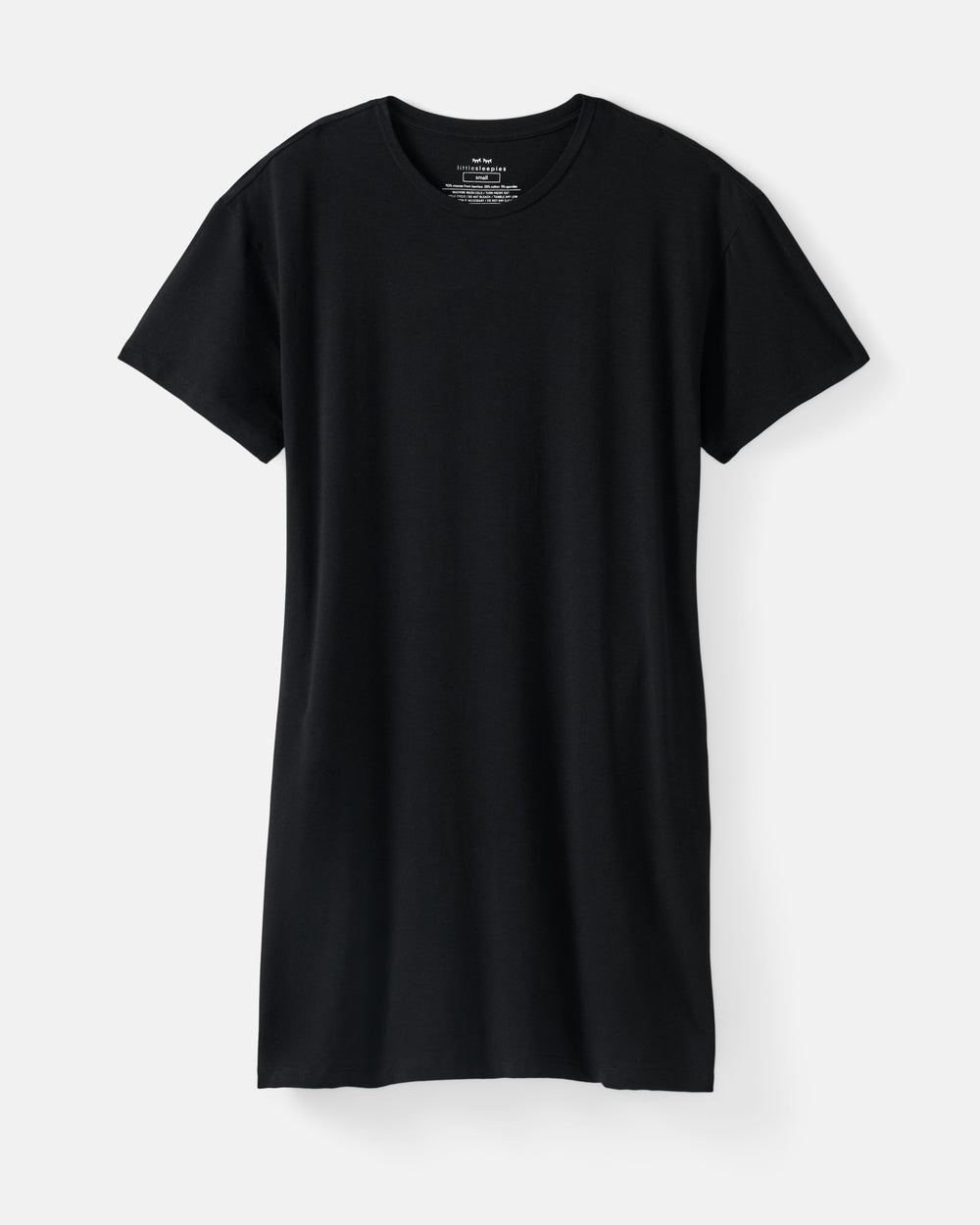 Flat lay of the Black Women's Lounge Dress