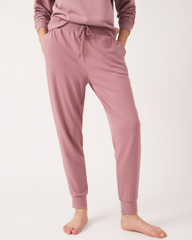 Front view of woman wearing the Rosewood Women's Everyday Jogger