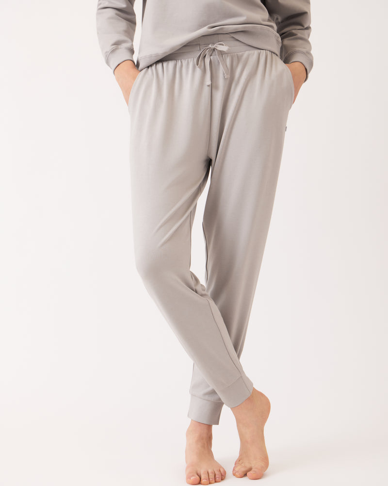 Woman wearing the Dove Gray Women's Everyday Jogger