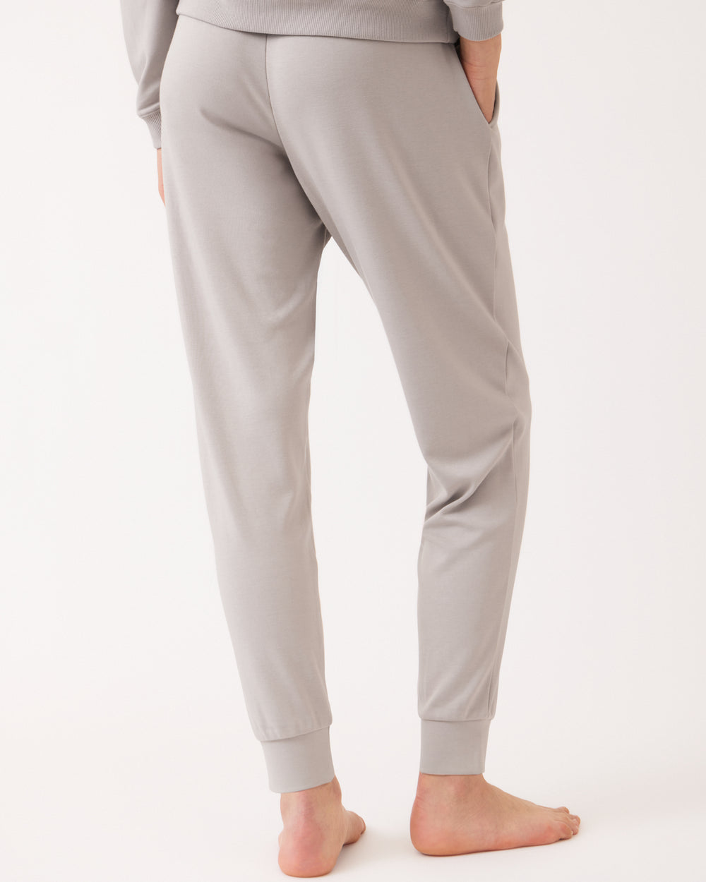 Back view of woman wearing the Dove Gray Women's Everyday Jogger