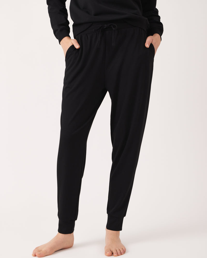 Woman wearing the Black Women's Everyday Jogger