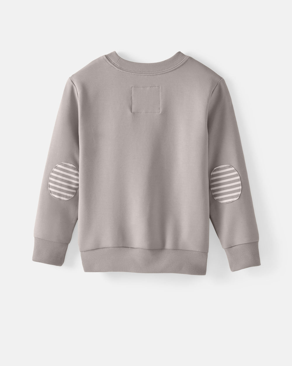 Flat lay of the back of the Dove Gray Crewneck Sweatshirt
