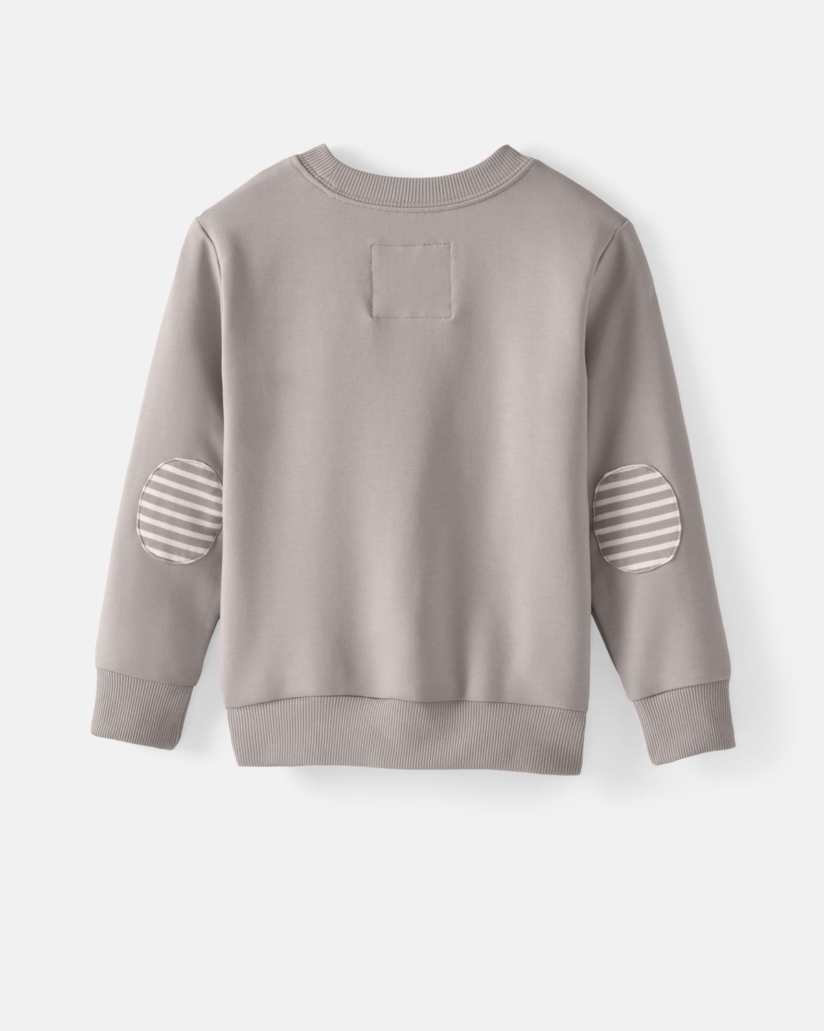 Flat lay of the back of the Dove Gray Crewneck Sweatshirt