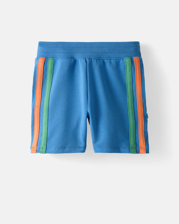 Flat lay of the Major Blue Side Stripe Short