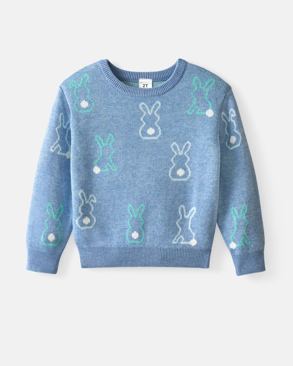 Flat lay of the Cozy Cottontails Sweater