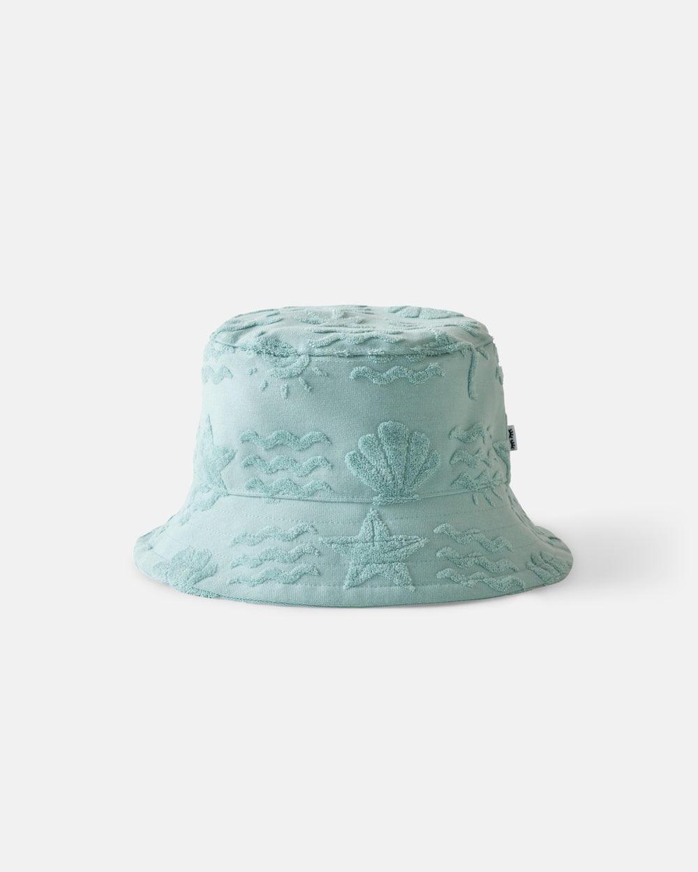 Flat lay of the Coastal Rays Bucket Hat