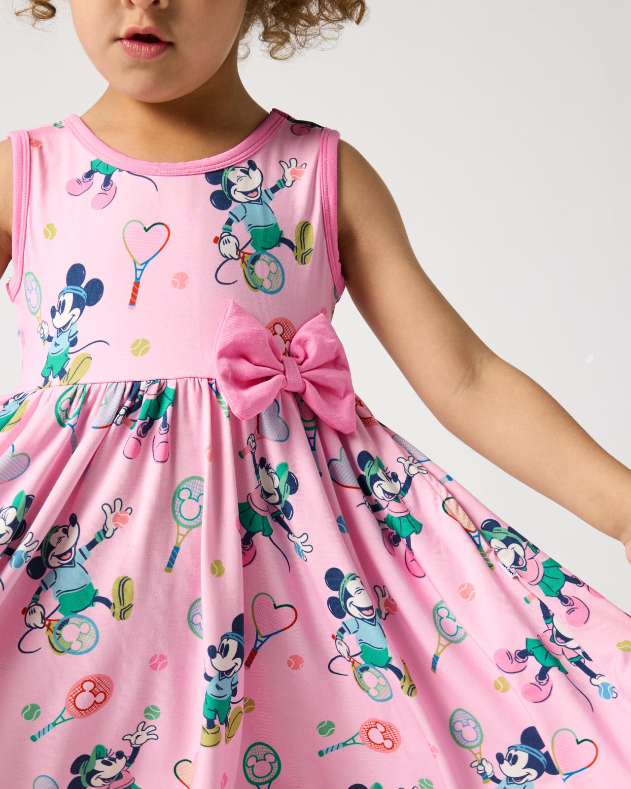 mini mouse dress Pink for Kids Casual Cosplay 5 lasting joy Girls Disney Mickey & Minnie