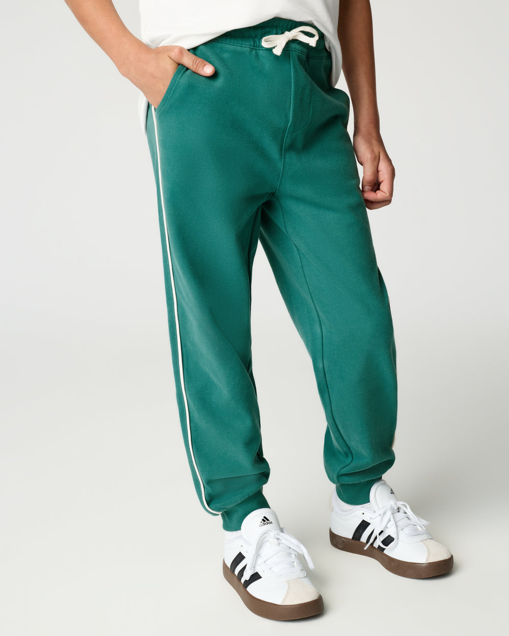 Boy wearing the Emerald Isle Relaxed Jogger