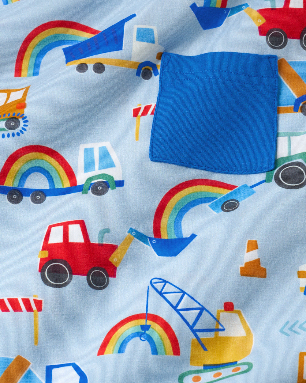 Close up of the pocket detail on the Rainbow Trucks Relaxed Pocket Tee