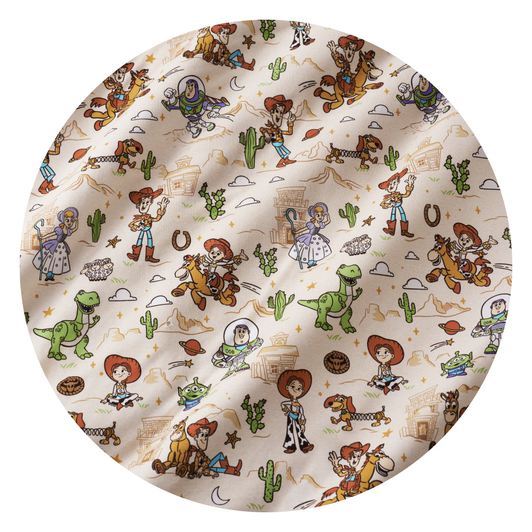 Disney Pixar Woodys Wild West print swatch