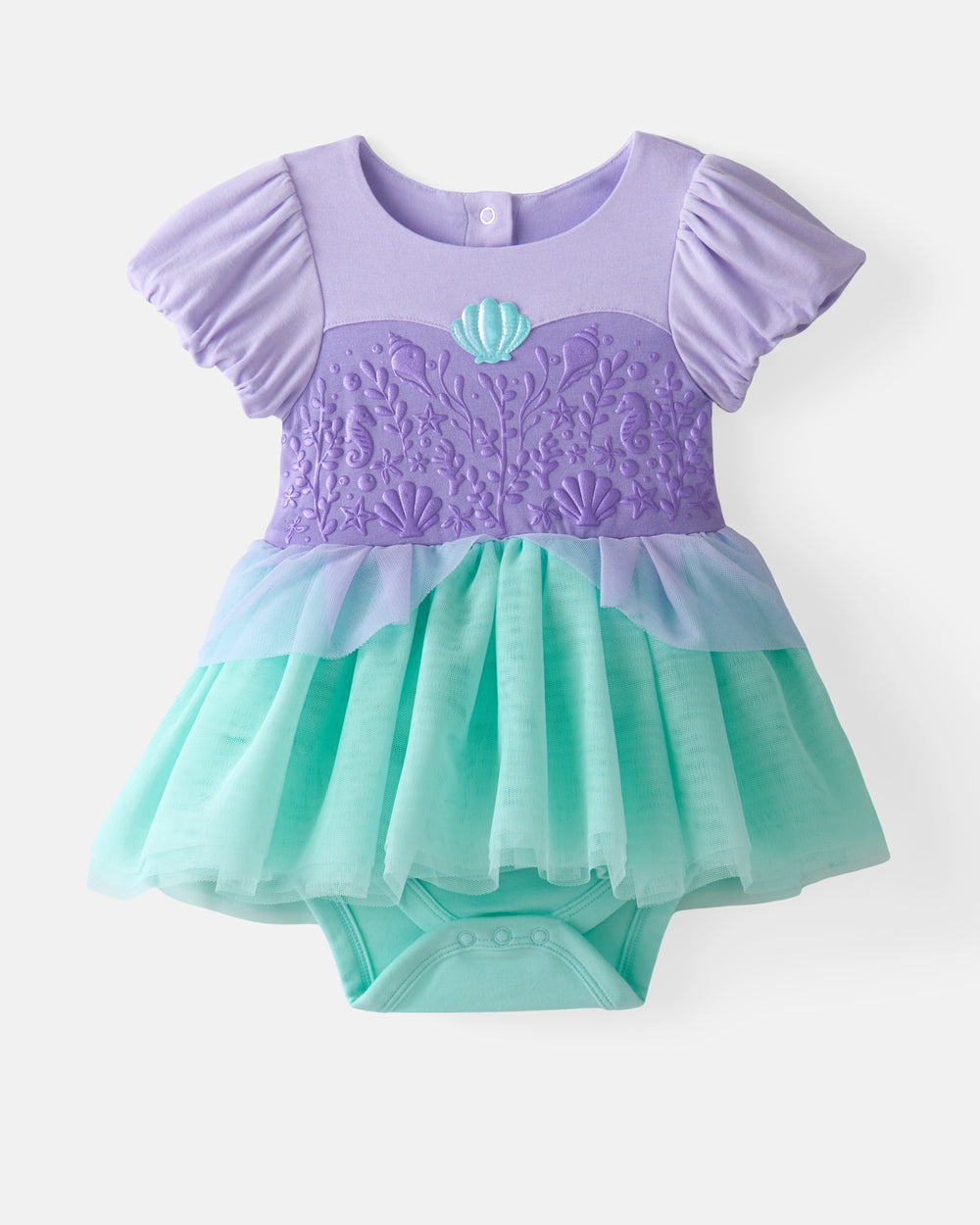 Disney Princess Ariel Dress with Bodysuit | Little Sleepies Disney Princess Ariel Dress with Bodysuit | Little Sleepies
