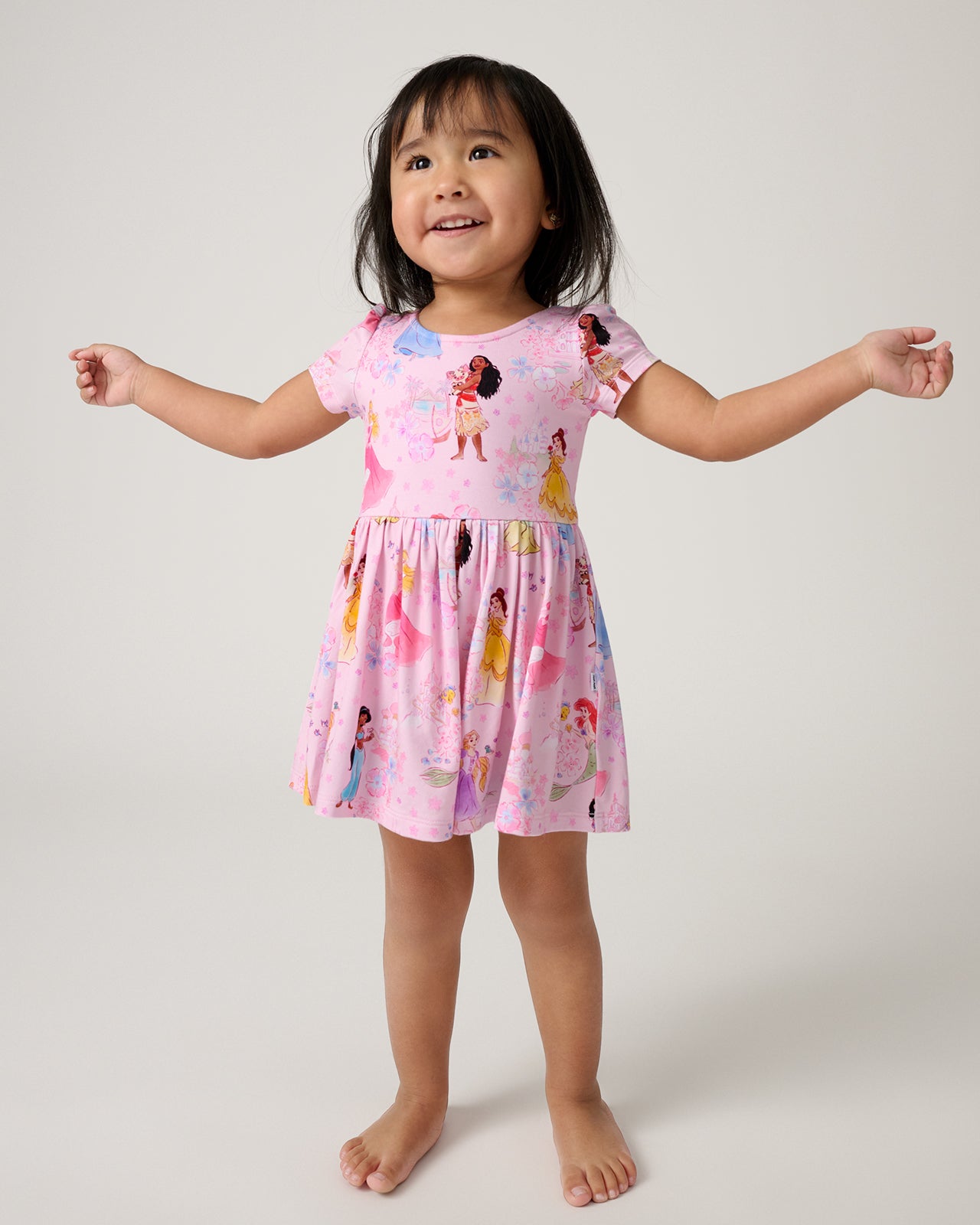 Disney Princess Garden Bow Back Skater Dress with Bodysuit