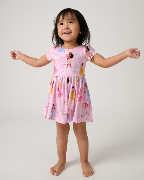 Disney Princess Garden Bow Back Skater Dress with Bodysuit