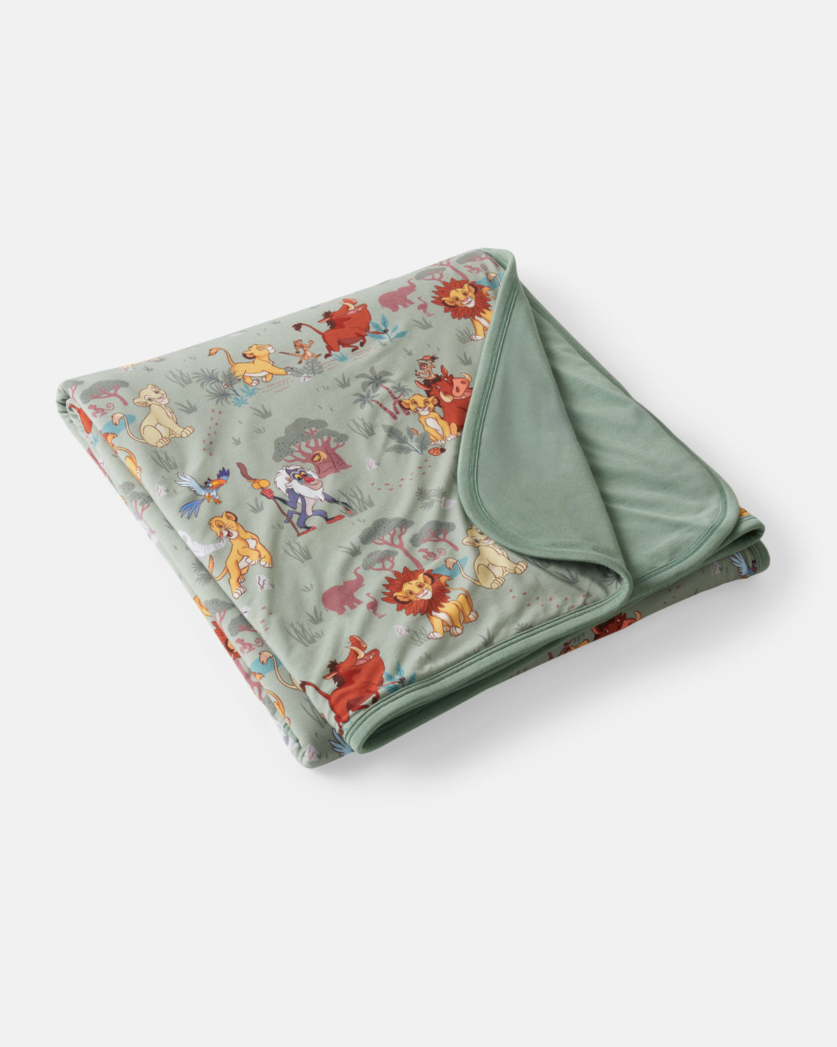 Flat lay of the Disney Simba's Safari Large Cloud Blanket®