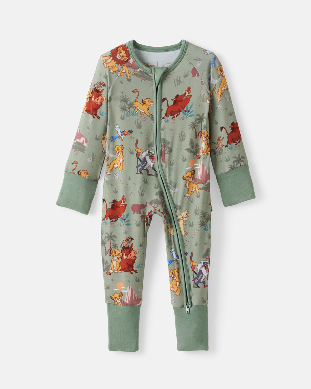 Flat lay of the Disney Simba's Safari Zippy