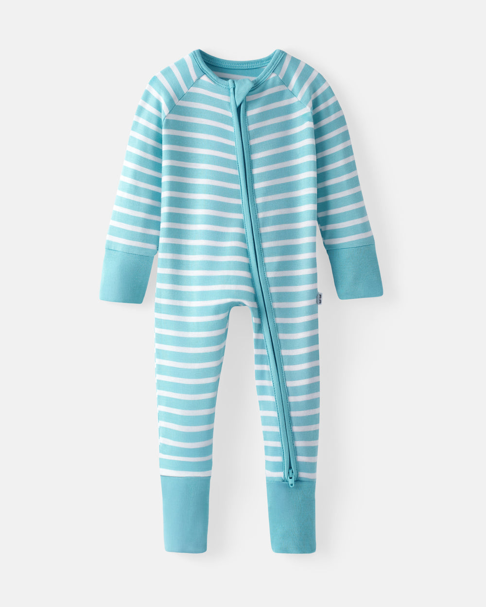 Flat lay of the Dockside Stripe Zippy