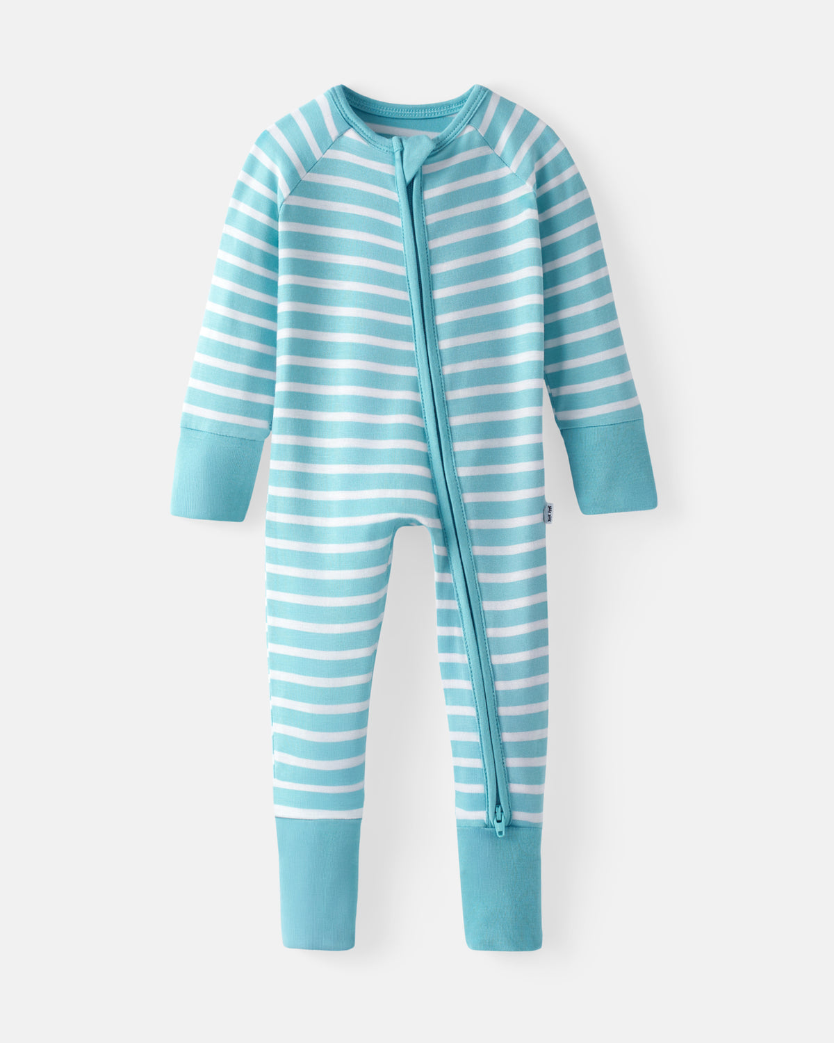 Flat lay of the Dockside Stripe Zippy