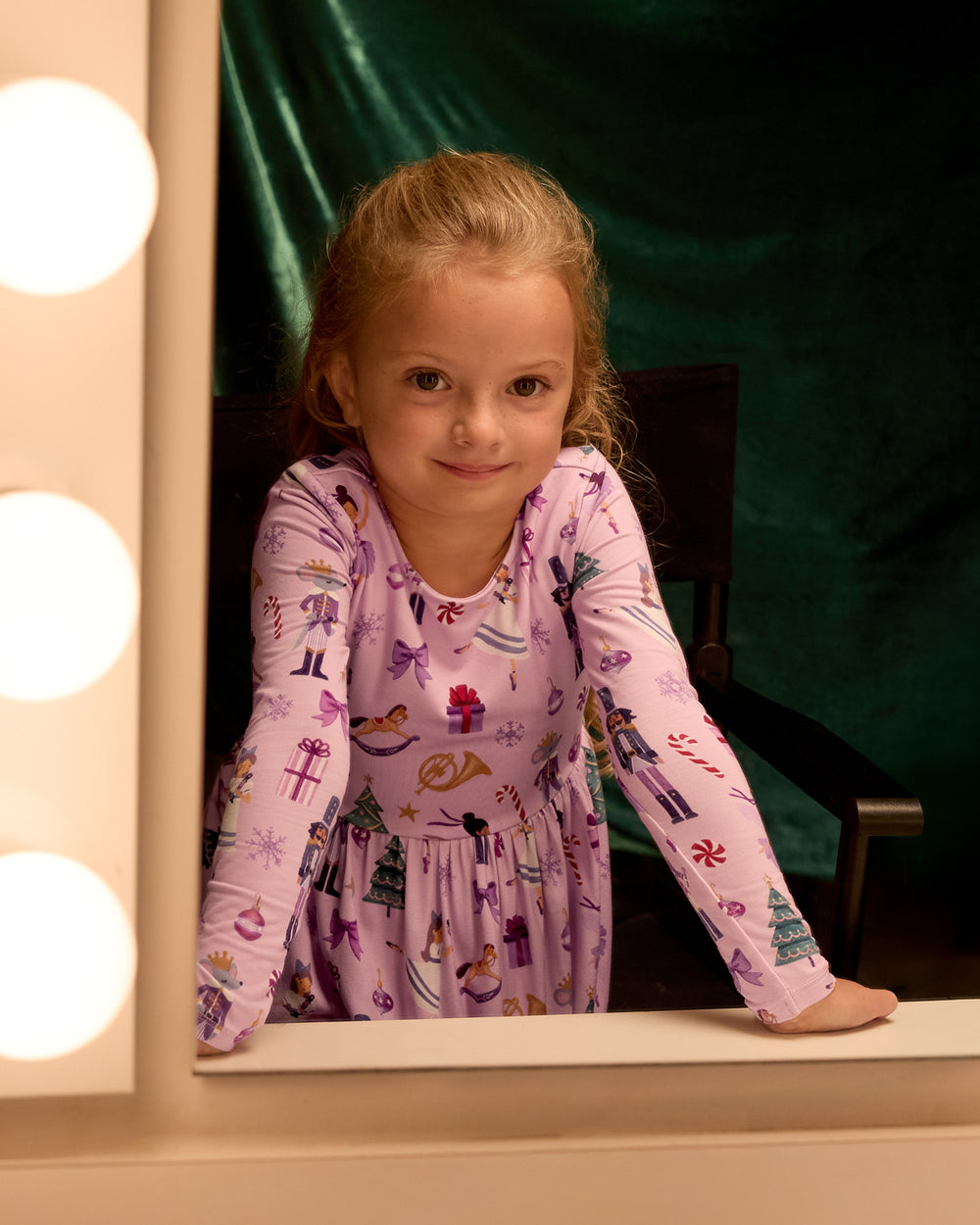 Nutcracker Ballet Bow Back Skater Dress