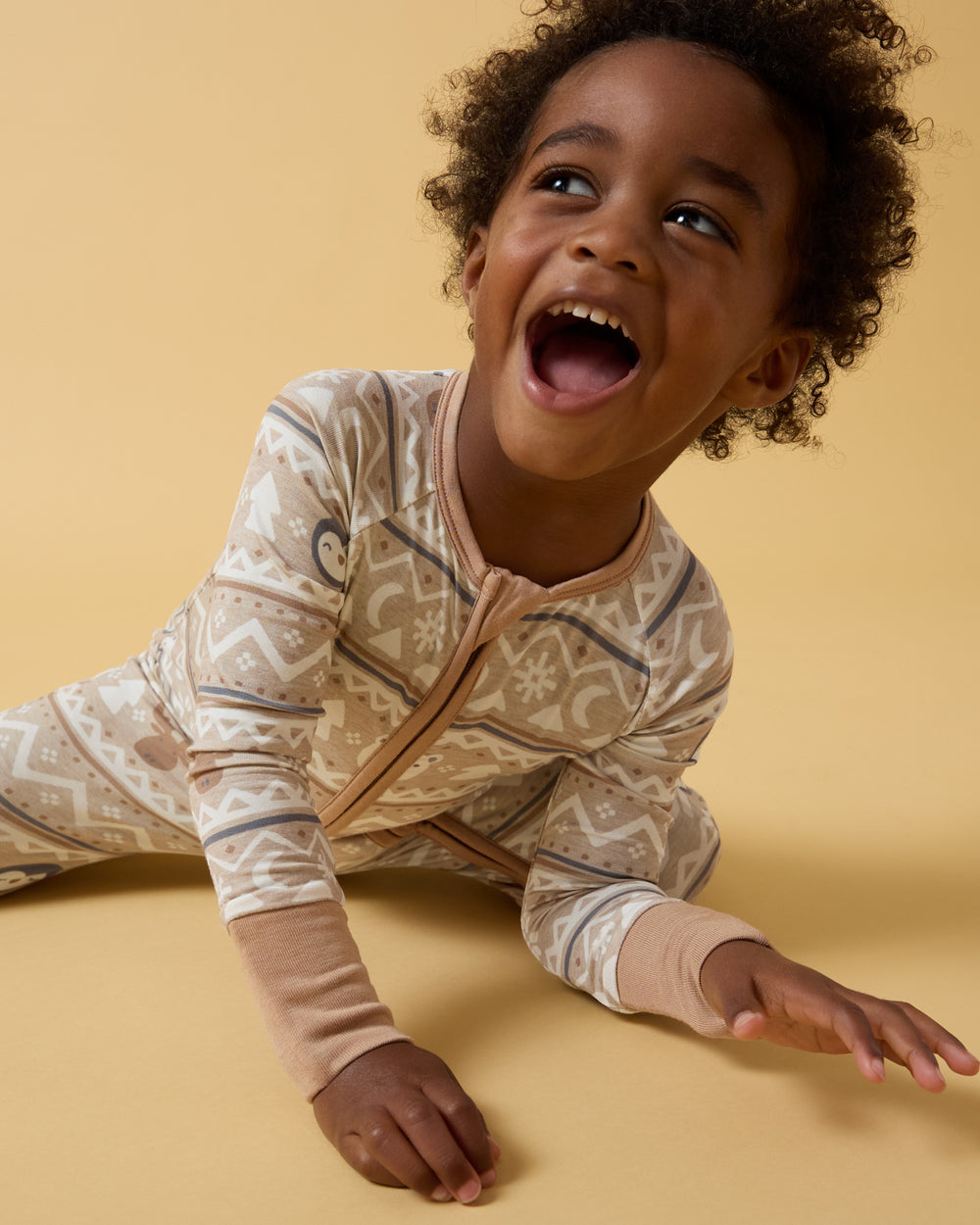 Frosty Fair Isle Zippy