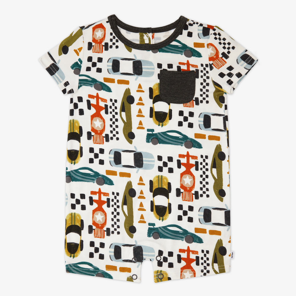 Fast Lane Pocket Shorty Romper