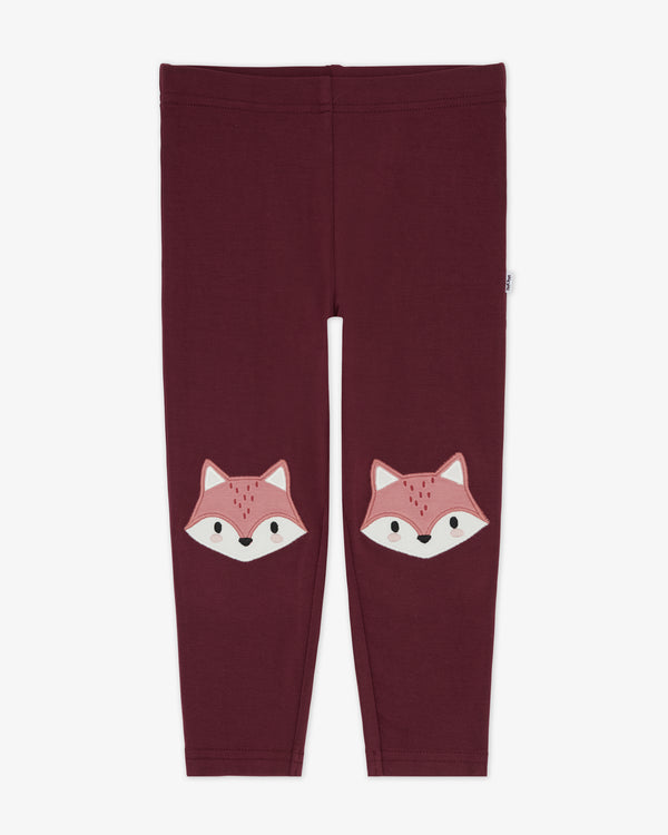 Flat lay of the Fox Knee Patch Legging