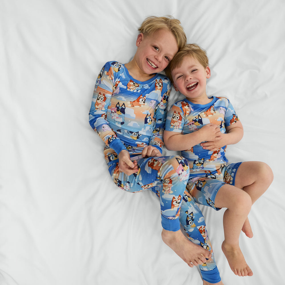 Bluey Blue Sleepytime Two-Piece Short Sleeve & Shorts Pajama Set