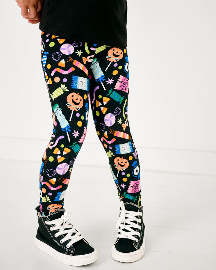 Child wearing the Halloween Haul Legging