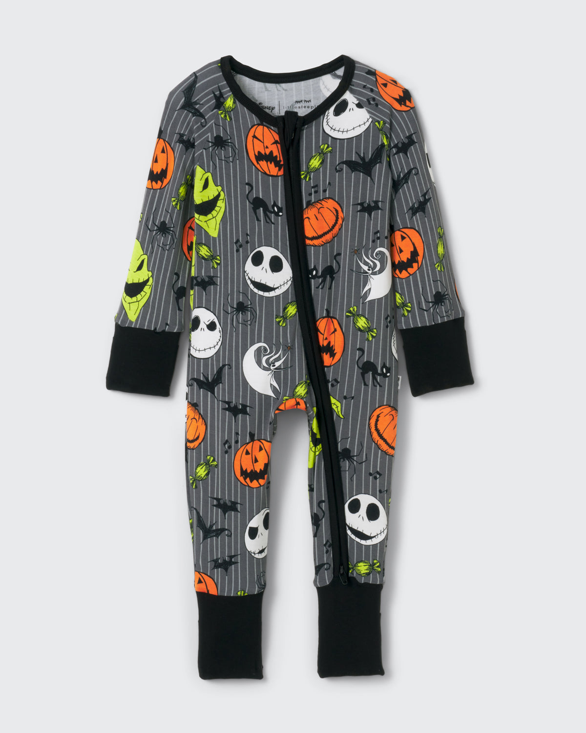 Flat lay of the Disney The Nightmare Before Christmas Zippy