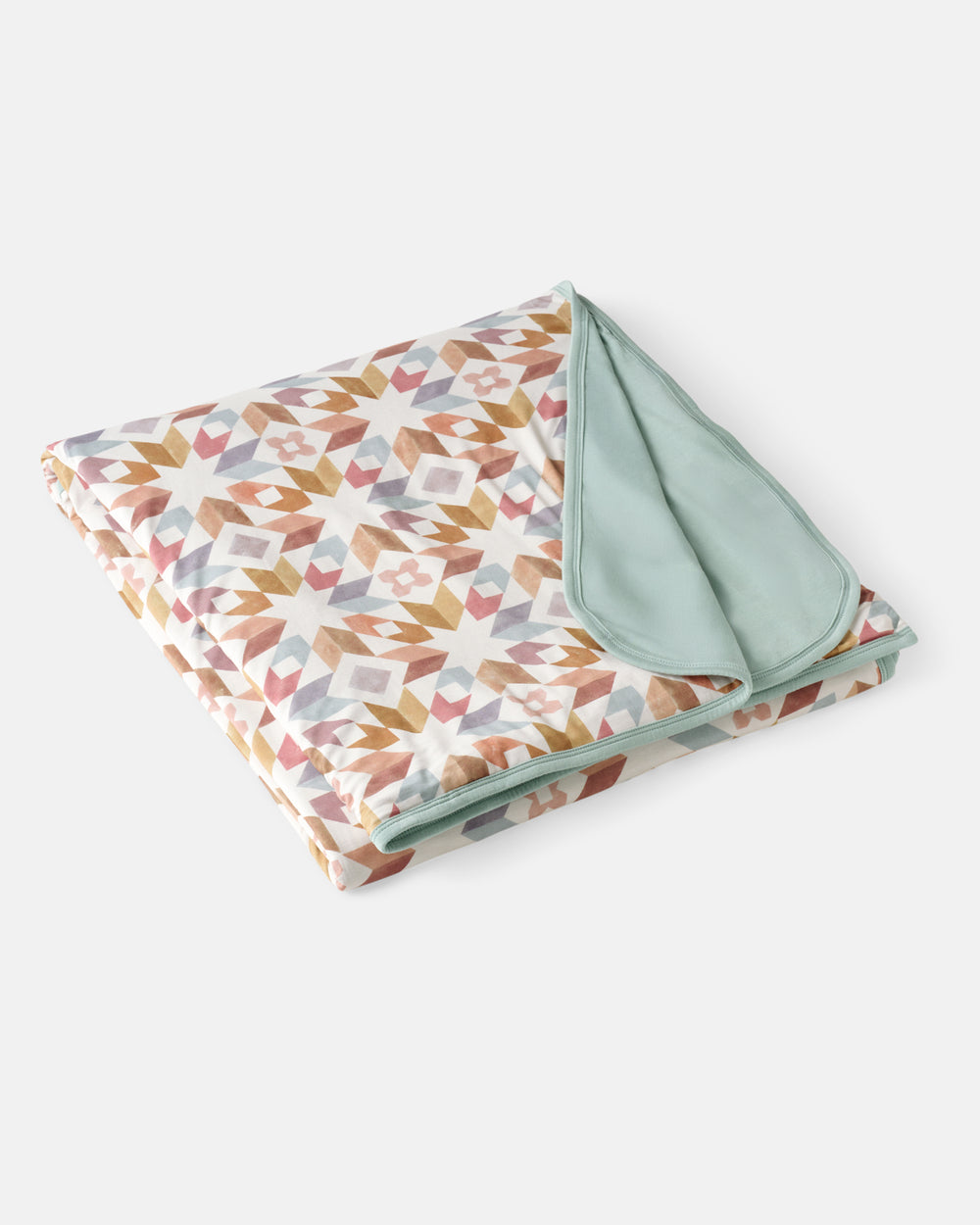 Flat lay of the Kaleidoscope Dreams Large Cloud Blanket®