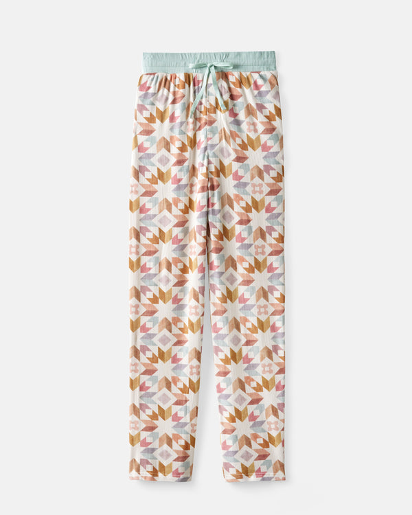 Flat lay of the Kaleidoscope Dreams Ribbed Men's Pajama Pants