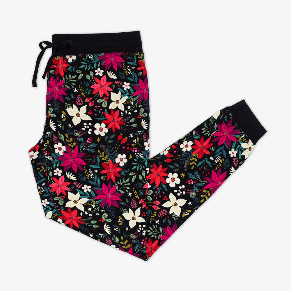 Flat lay image of the Berry Merry Women's Pajama Pants