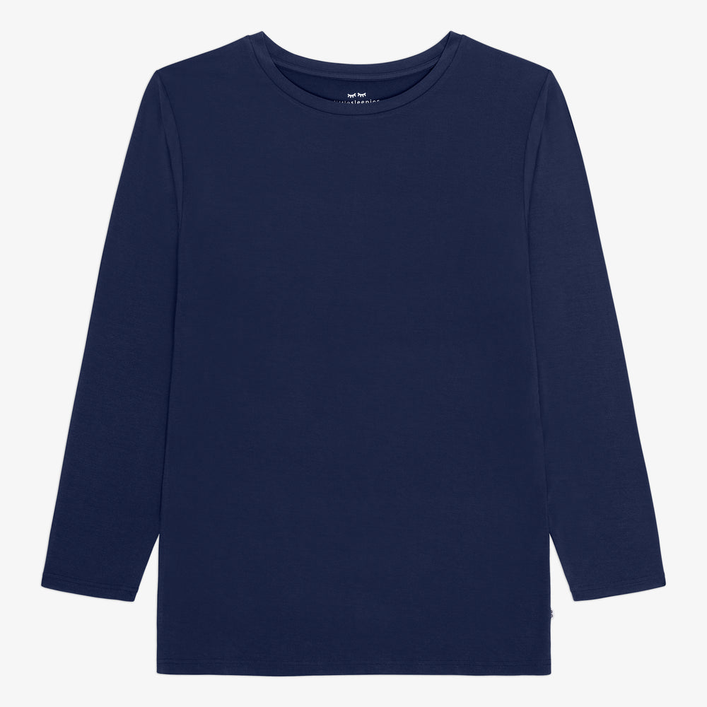 Flat lay image of the Classic Navy Men's Pajama Top