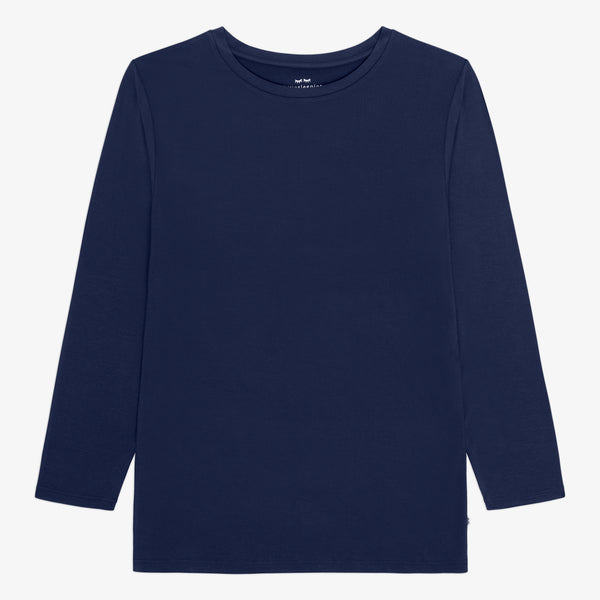 Flat lay image of the Classic Navy Men's Pajama Top