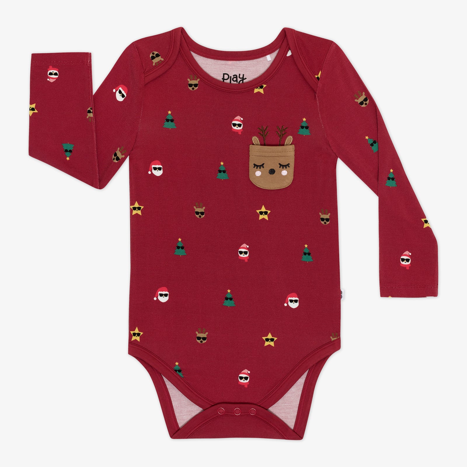 Flat lay image of a Cool Christmas Bodysuit