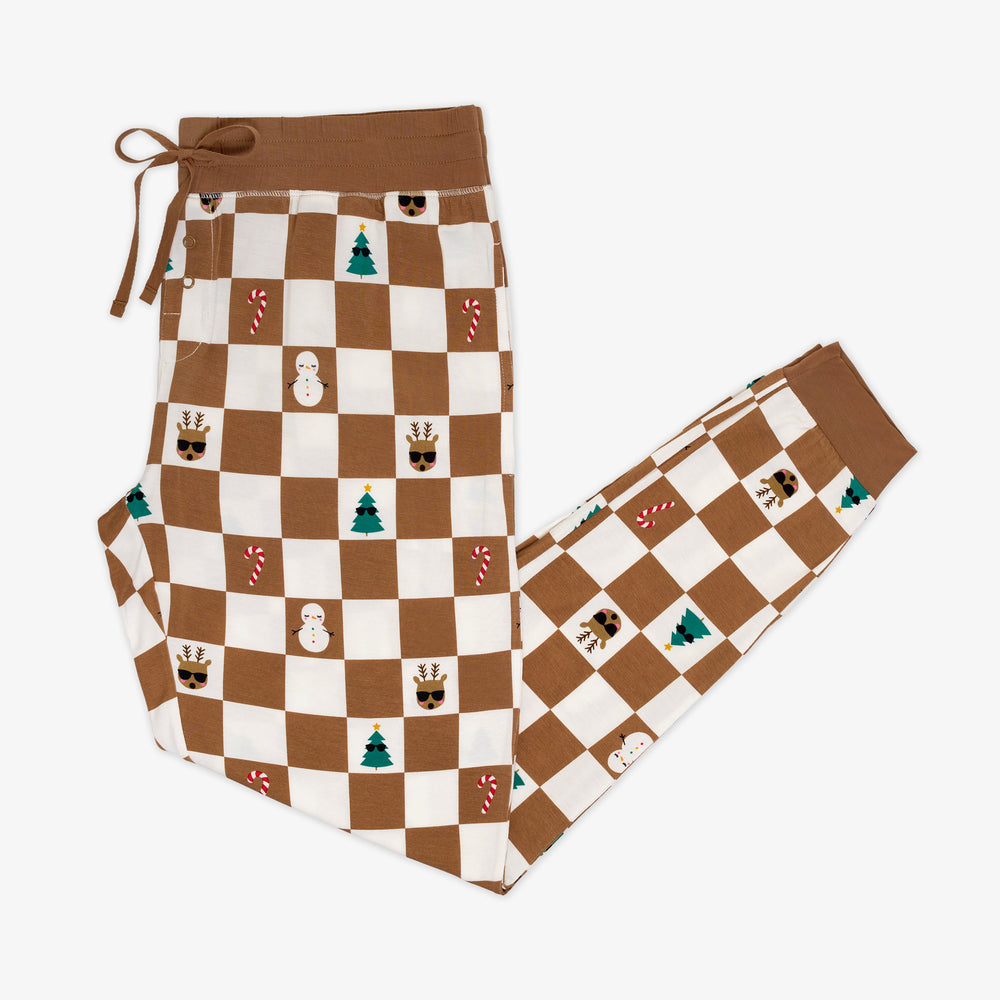 Flat lay image of the Holiday Checks Women's Pajama Pants