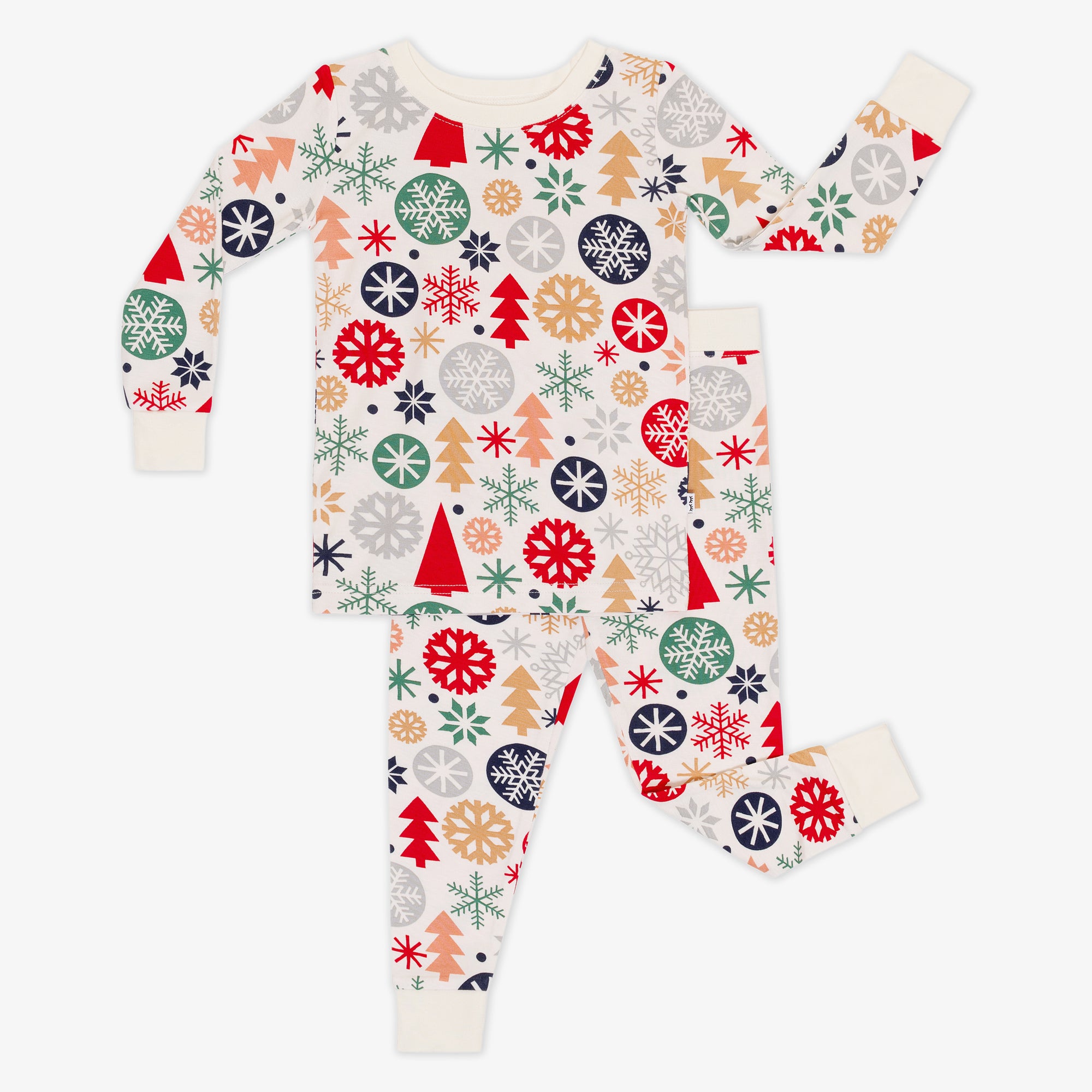 Flat lay image of the Modern & Merry Two-Piece Pajama Set