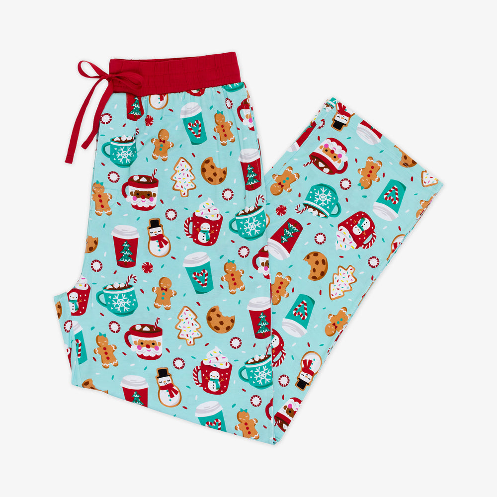 Flat lay image of Peppermint Mocha Men's Pajama Pants