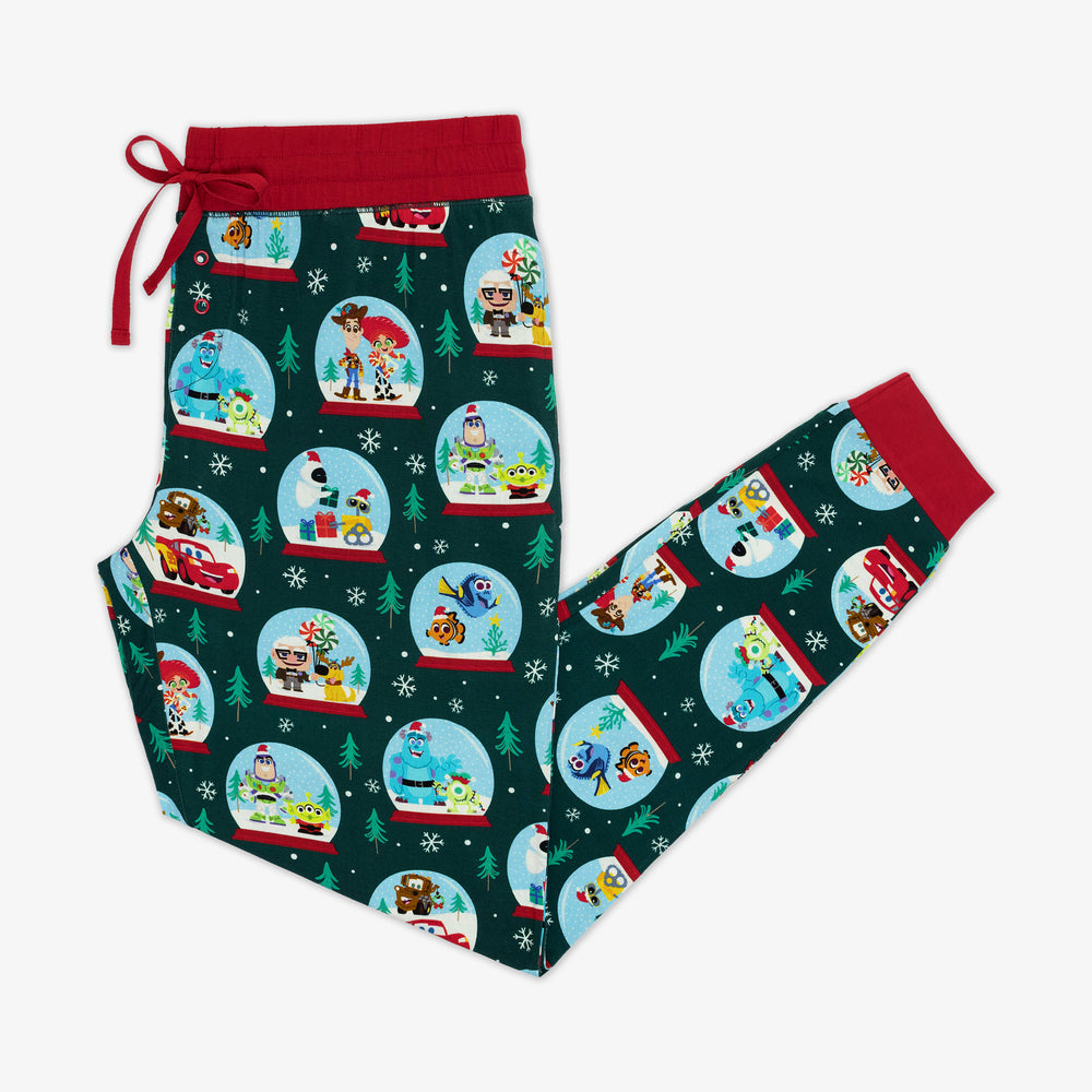 Flat lay image of the Disney A Very Pixar Christmas Women's Pajama Pants