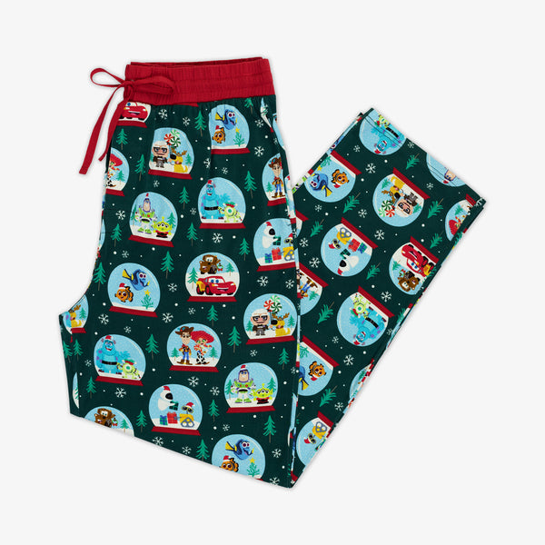 Flat lay image of the Disney A Very Pixar Christmas Men's Pajama Pants