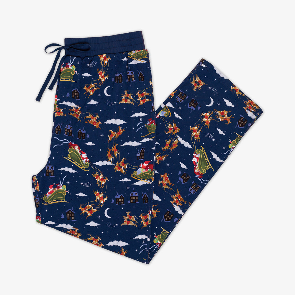 Flat lay image of Santa's Sleigh Men's Pajama Pants