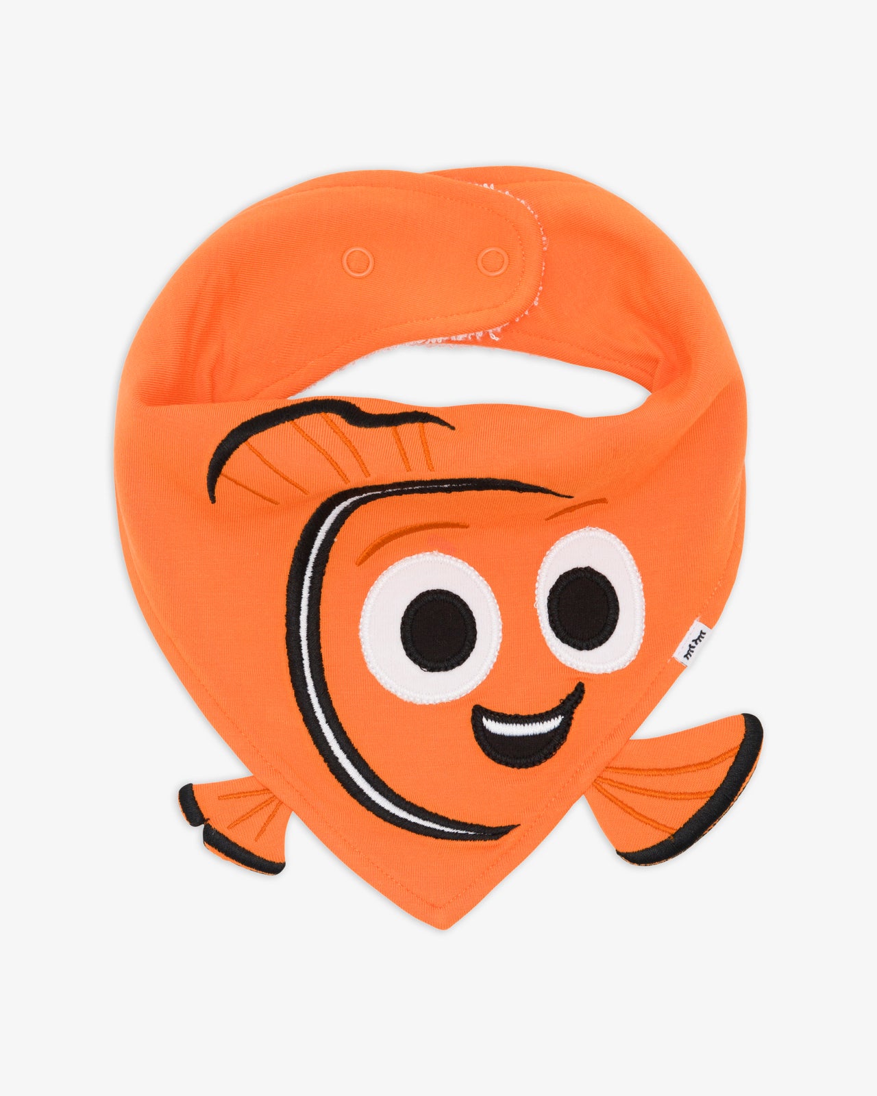 Flat lay of the Disney Nemo Bandana Bib