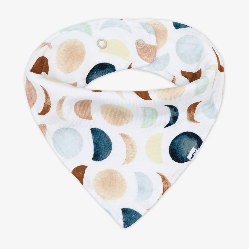 flat lay image of a Luna Neutral bandana bib